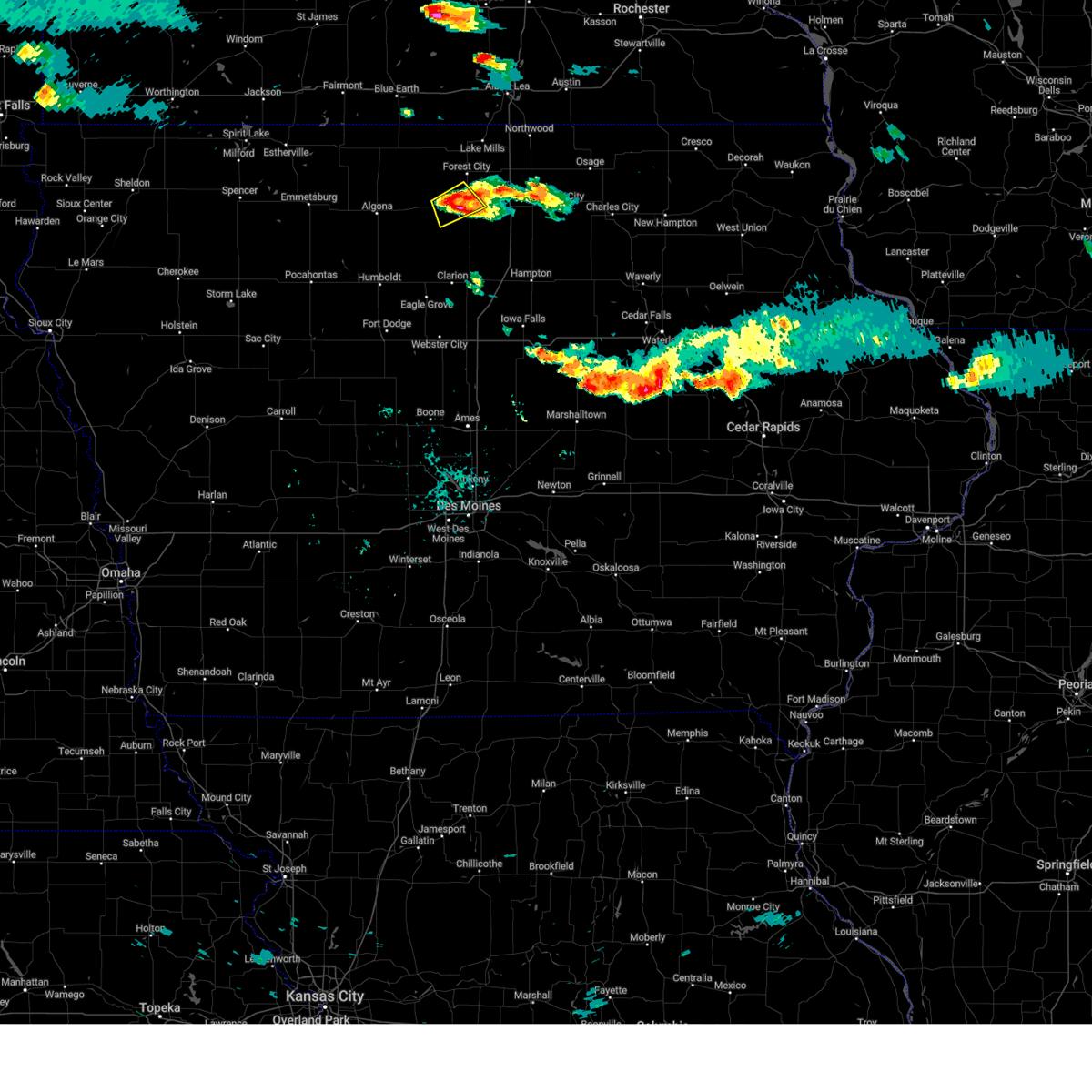 Interactive Hail Maps Hail Map for Britt, IA