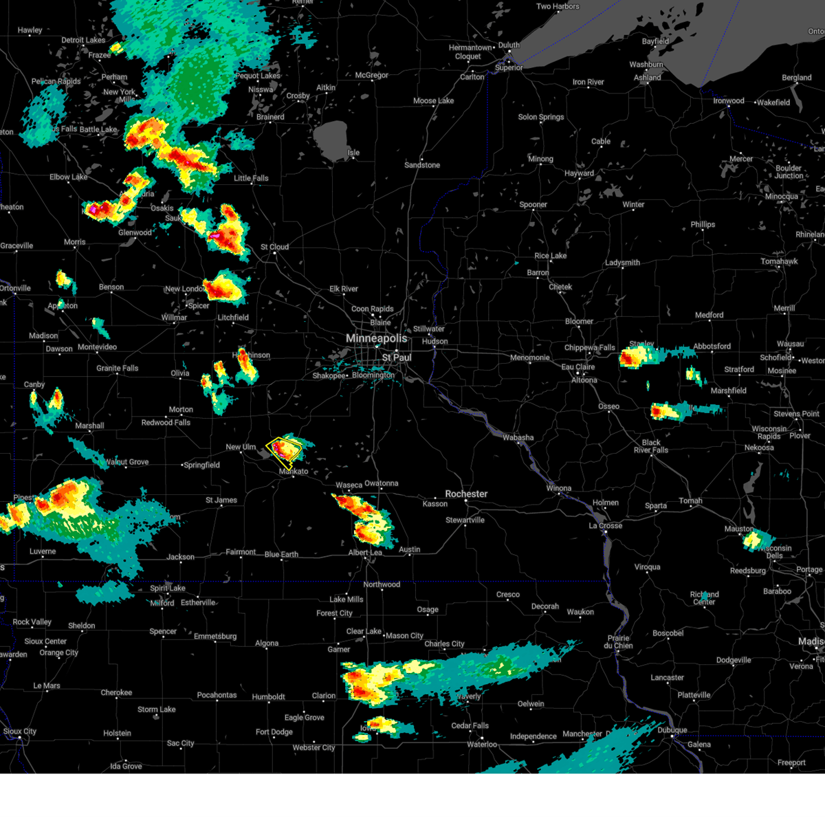 Interactive Hail Maps Hail Map for Kasota, MN