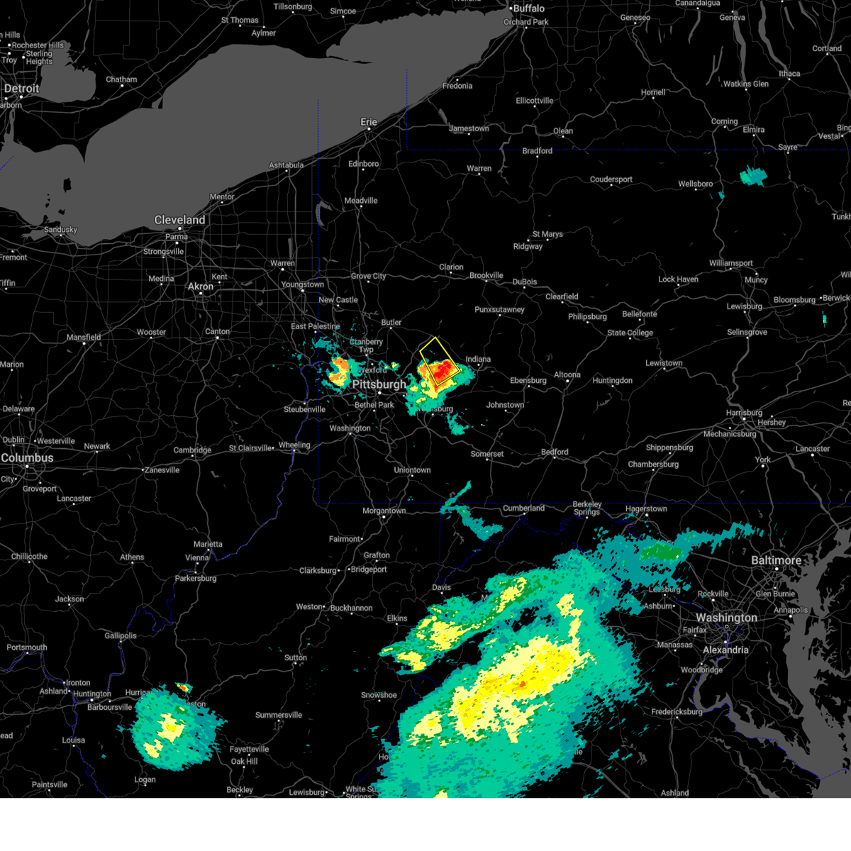 Interactive Hail Maps Hail Map for Apollo, PA