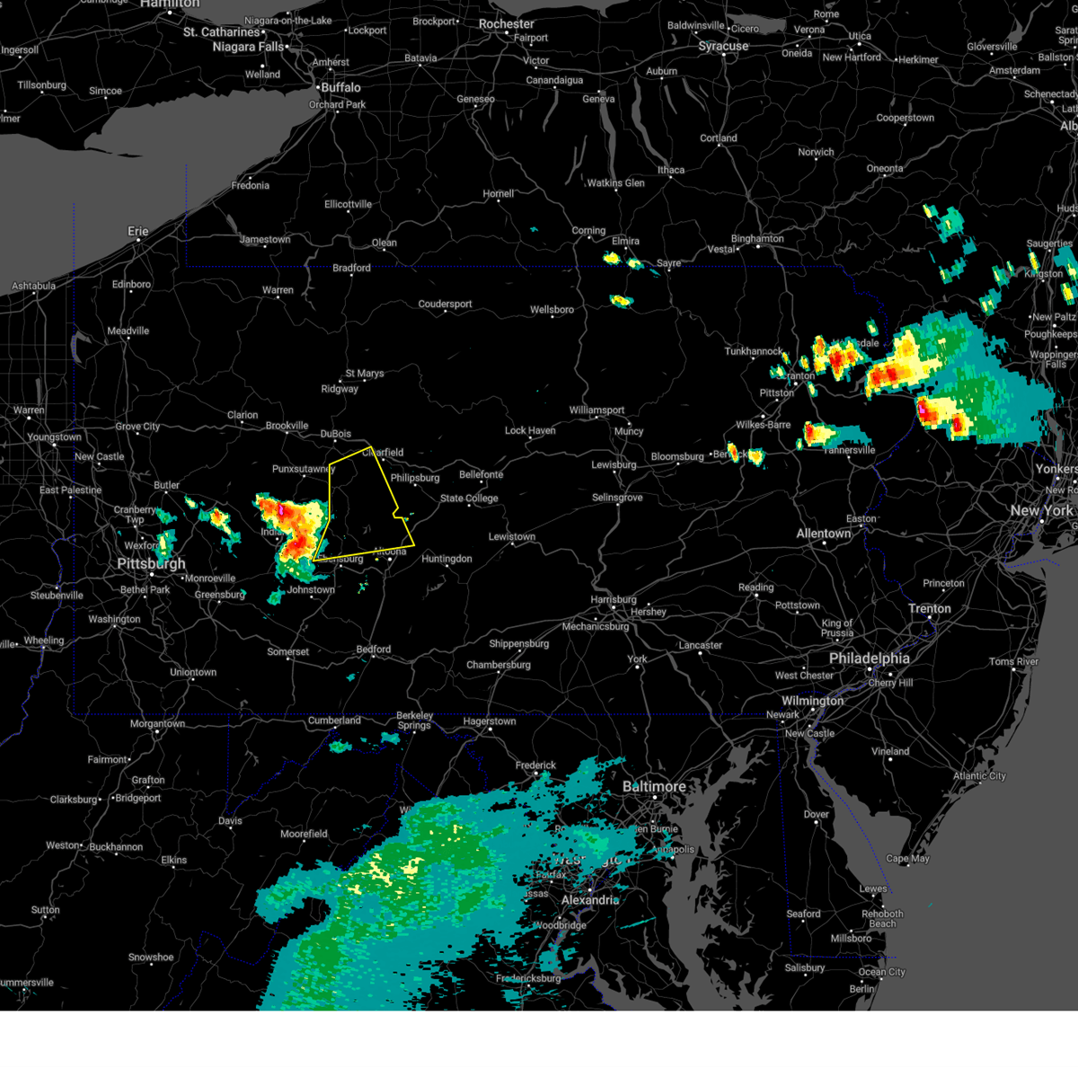 Interactive Hail Maps Hail Map for Blandburg, PA