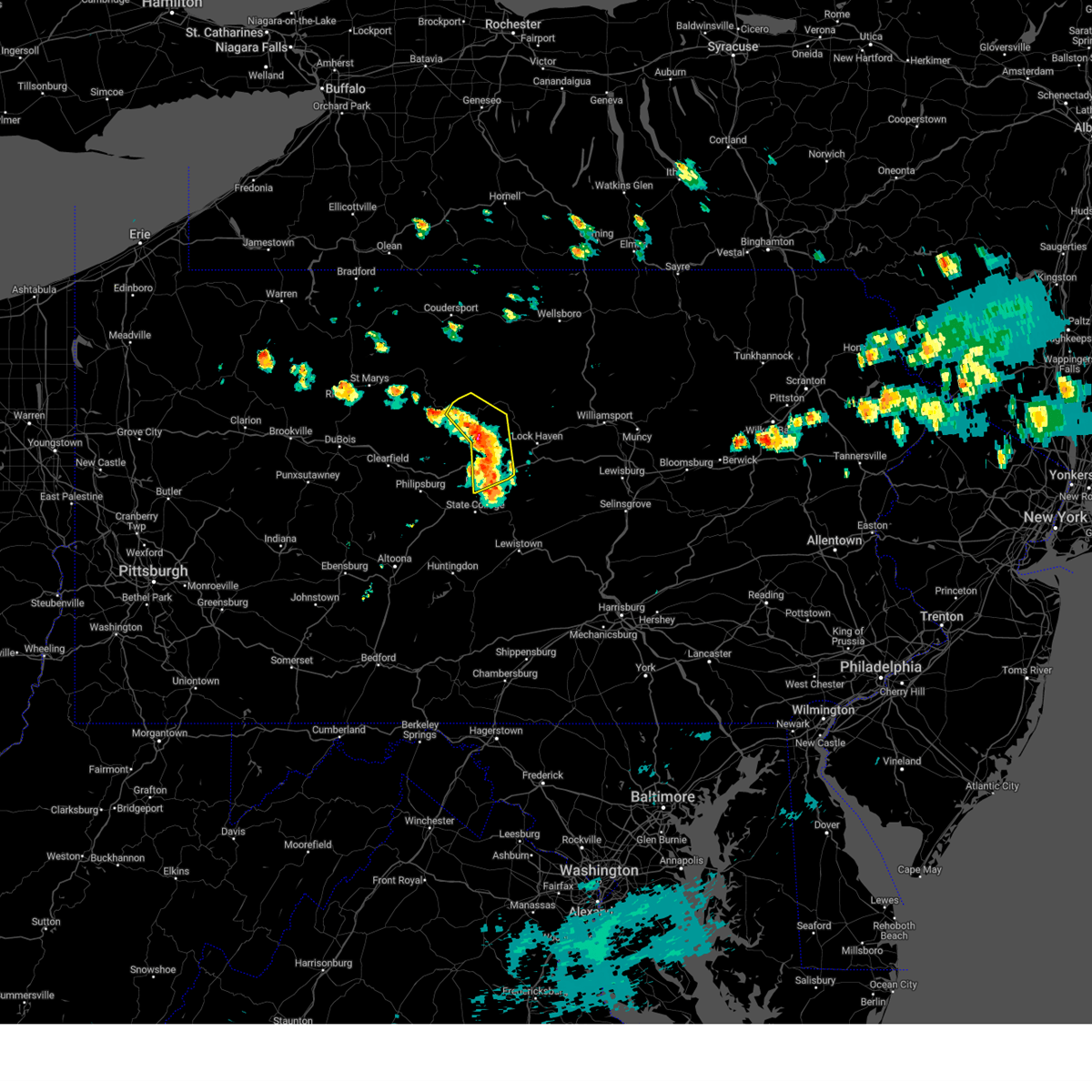 Interactive Hail Maps Hail Map for Renovo, PA