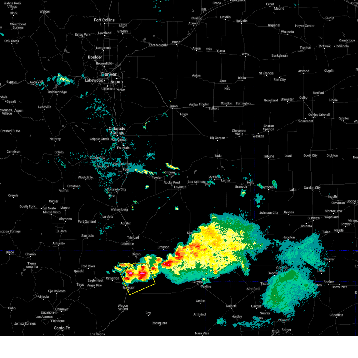 Interactive Hail Maps Hail Map for Springer, NM