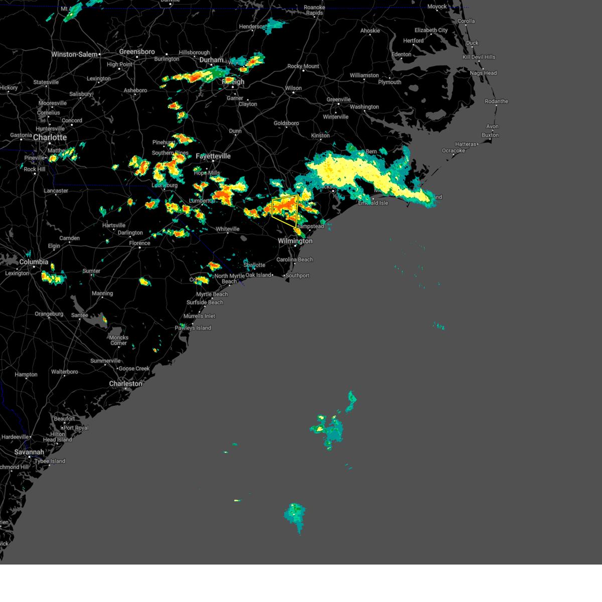 Interactive Hail Maps Hail Map for Burgaw, NC