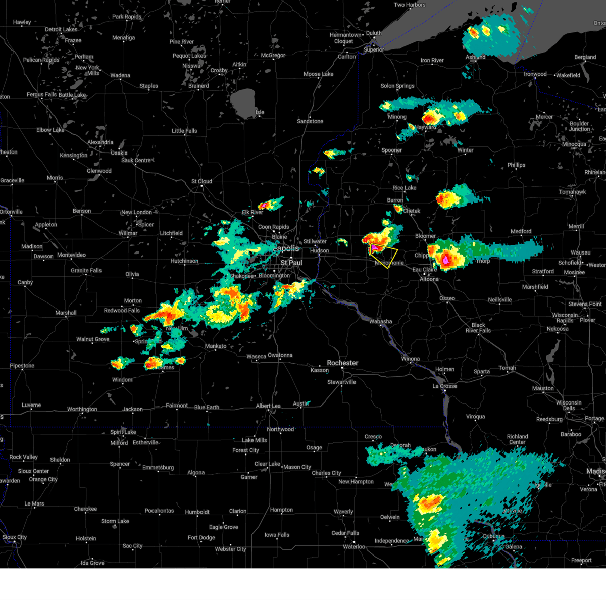 Interactive Hail Maps Hail Map for Boyceville, WI