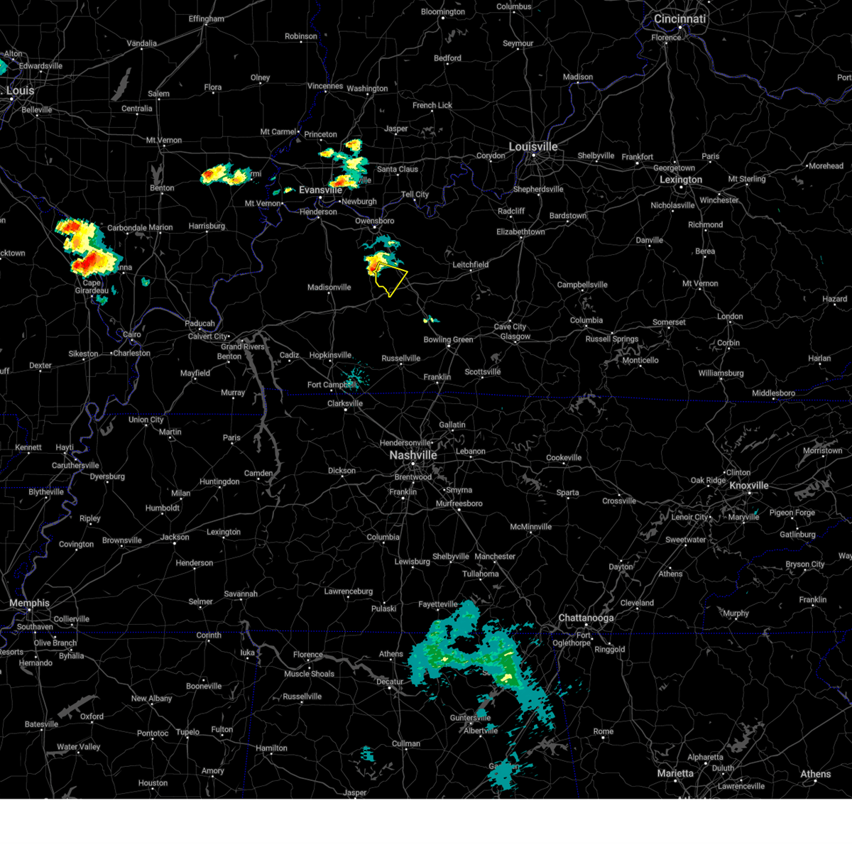 Interactive Hail Maps Hail Map for Hartford, KY