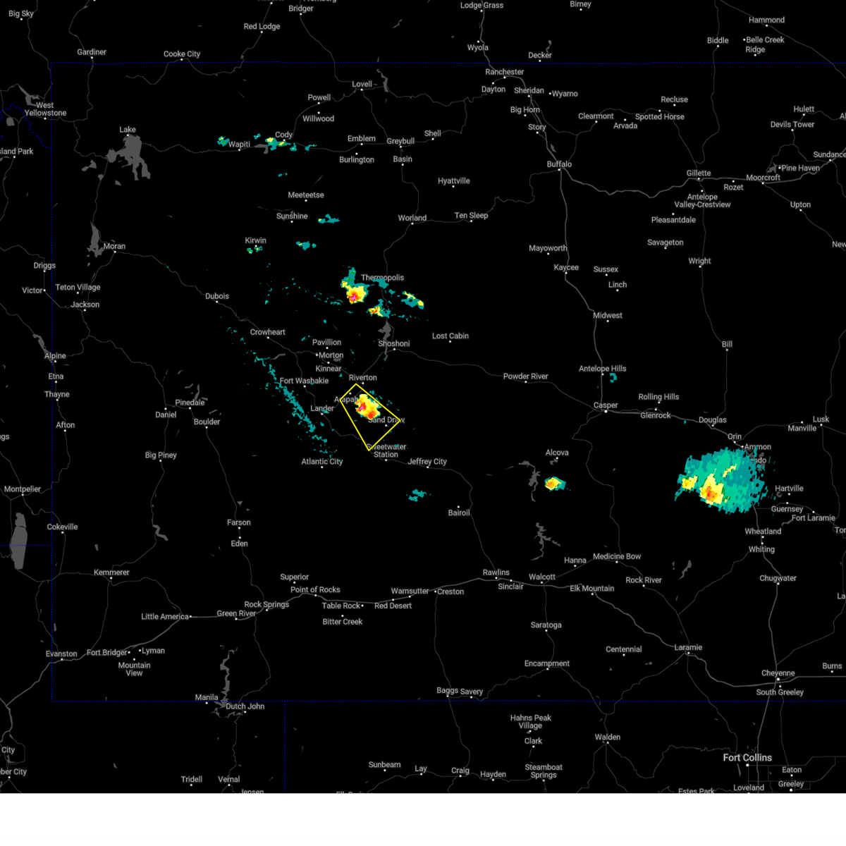 Interactive Hail Maps Hail Map for Riverton, WY