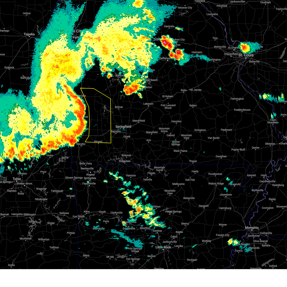 Interactive Hail Maps Hail Map for Stockton, MO