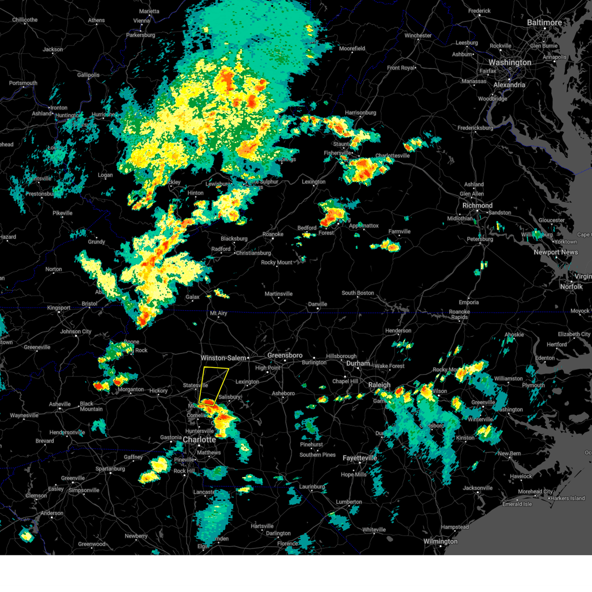 Interactive Hail Maps Hail Map for Mooresville, NC