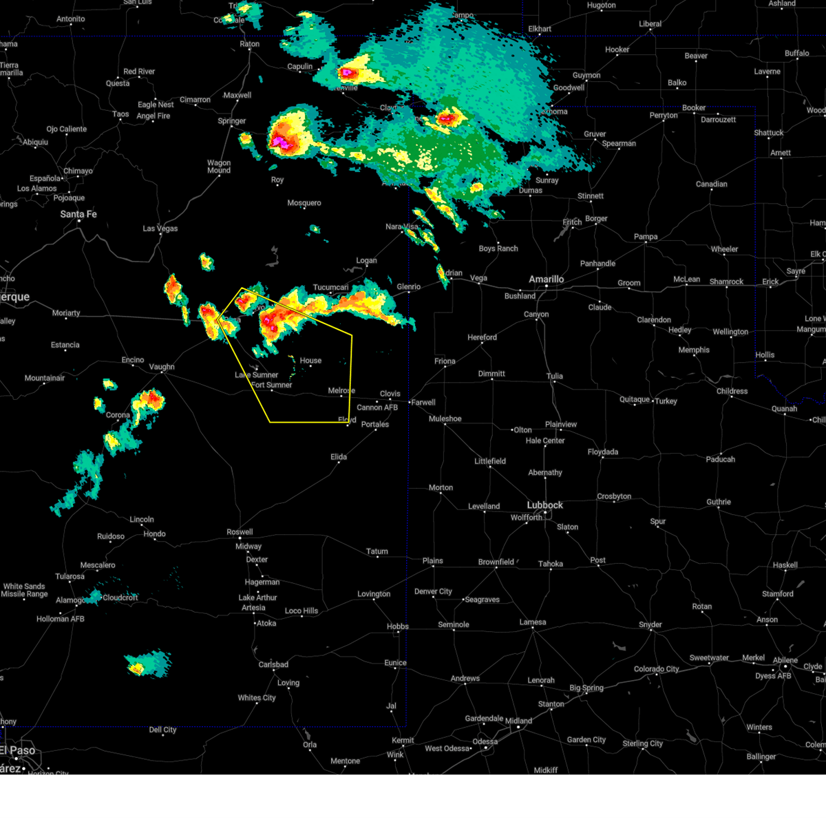 Interactive Hail Maps Hail Map for Fort Sumner, NM