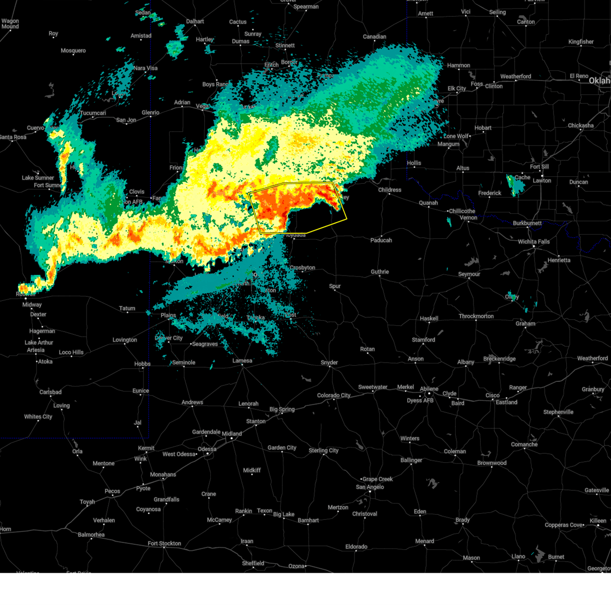 Interactive Hail Maps Hail Map for Silverton, TX