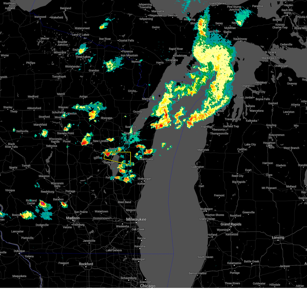 Interactive Hail Maps Hail Map for Appleton, WI