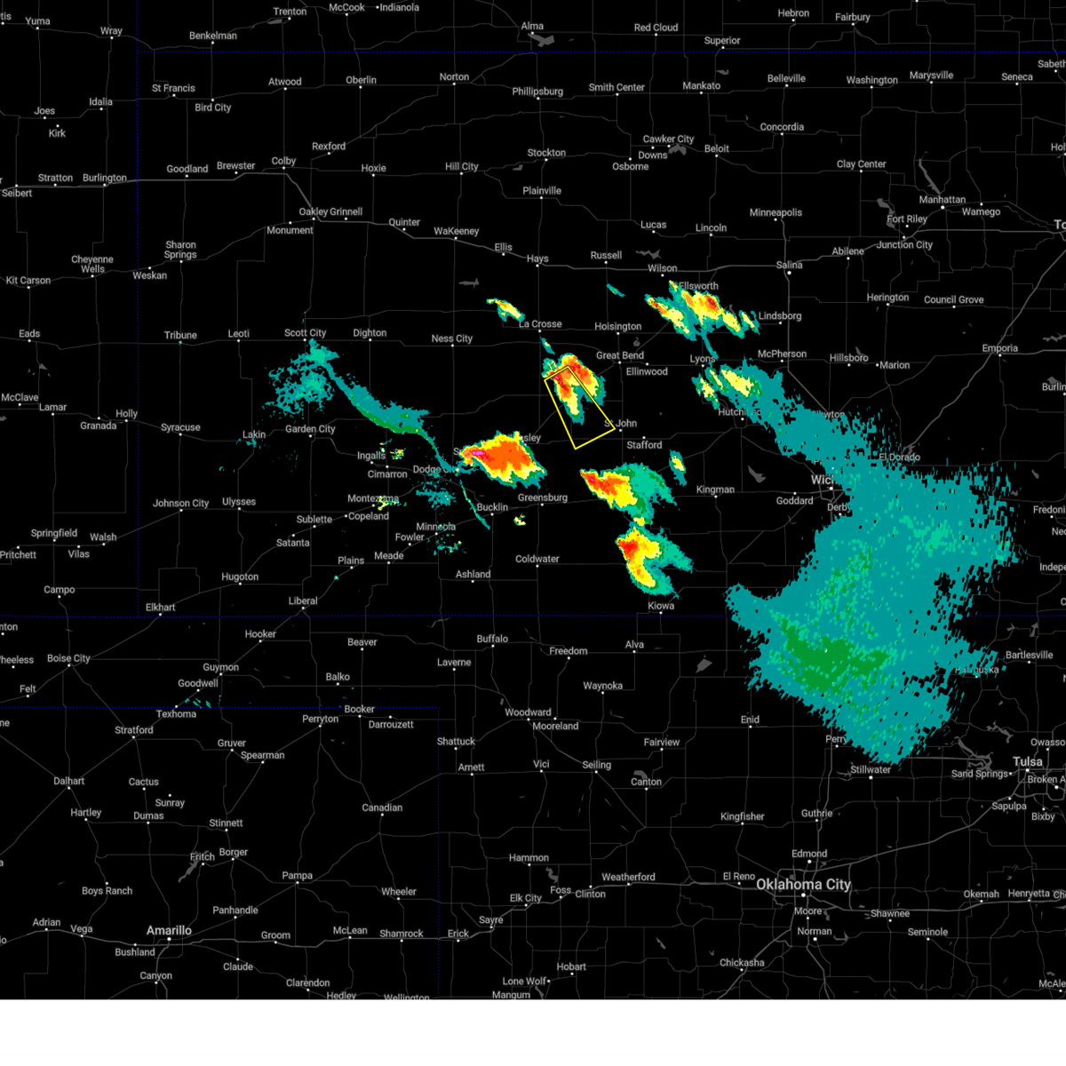 Interactive Hail Maps Hail Map for Macksville, KS