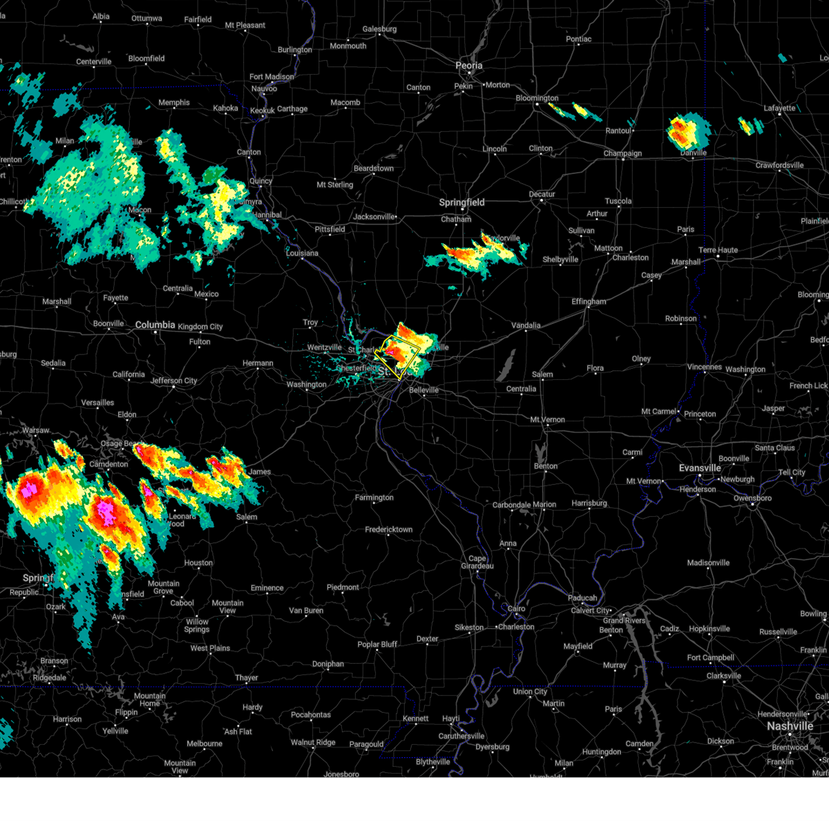 Interactive Hail Maps Hail Map for Hazelwood, MO