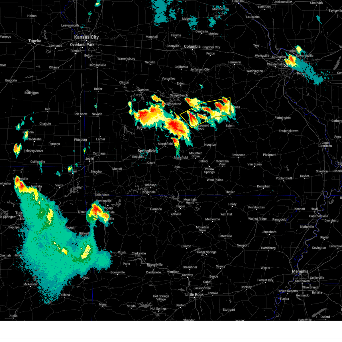 Interactive Hail Maps Hail Map for Rolla, MO