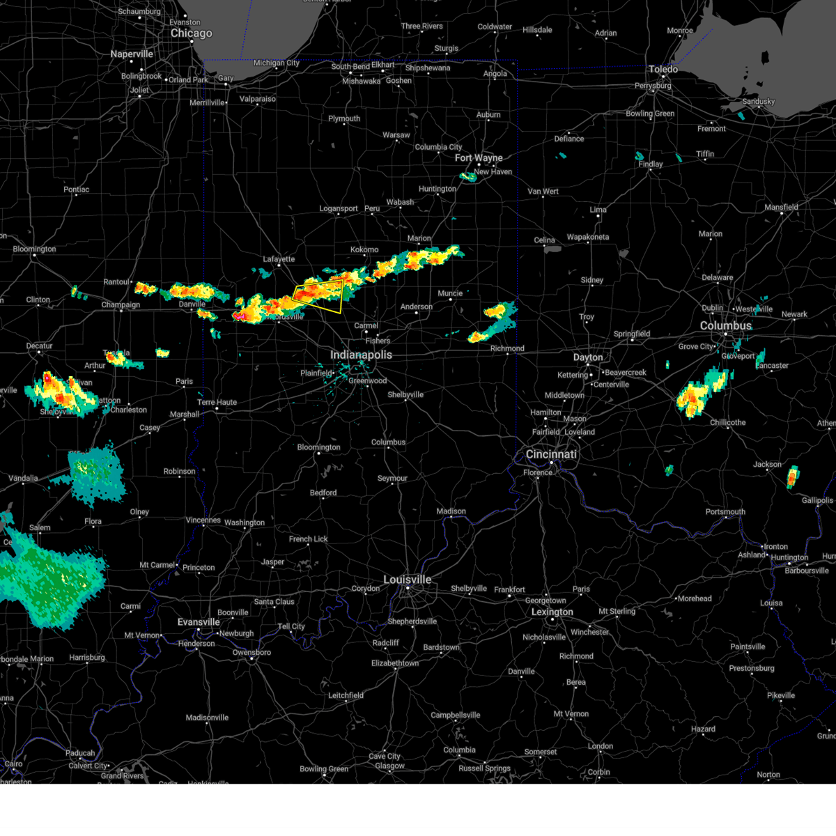 Interactive Hail Maps Hail Map for Frankfort, IN