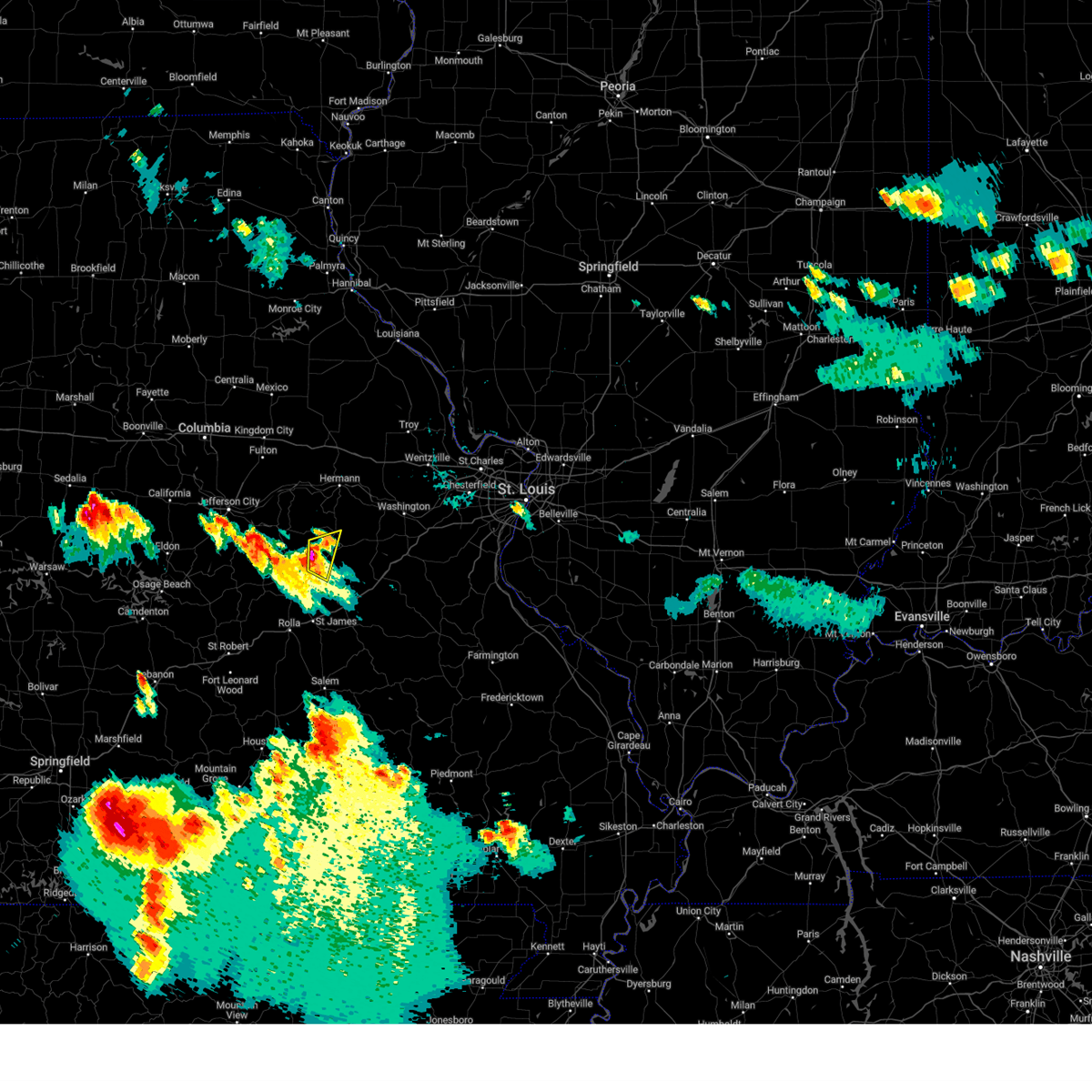 Interactive Hail Maps Hail Map for Bland, MO