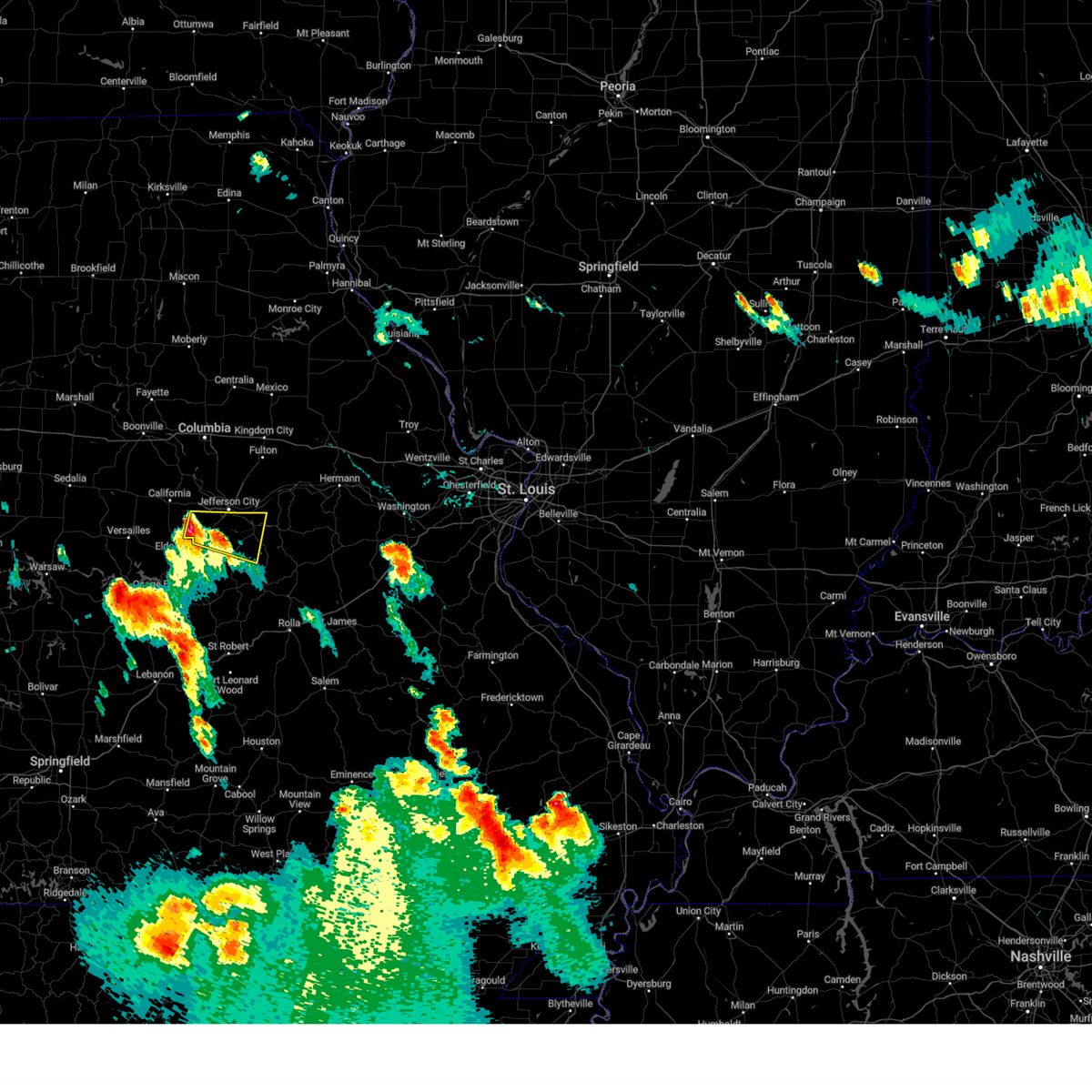 Interactive Hail Maps Hail Map for Russellville, MO