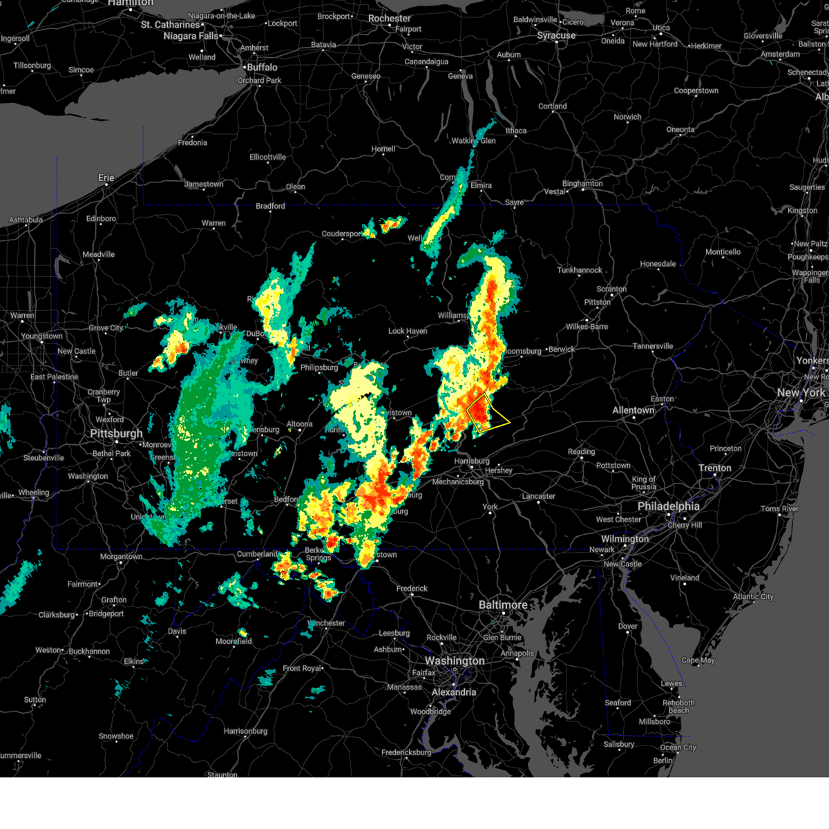 Interactive Hail Maps Hail Map for Herndon, PA