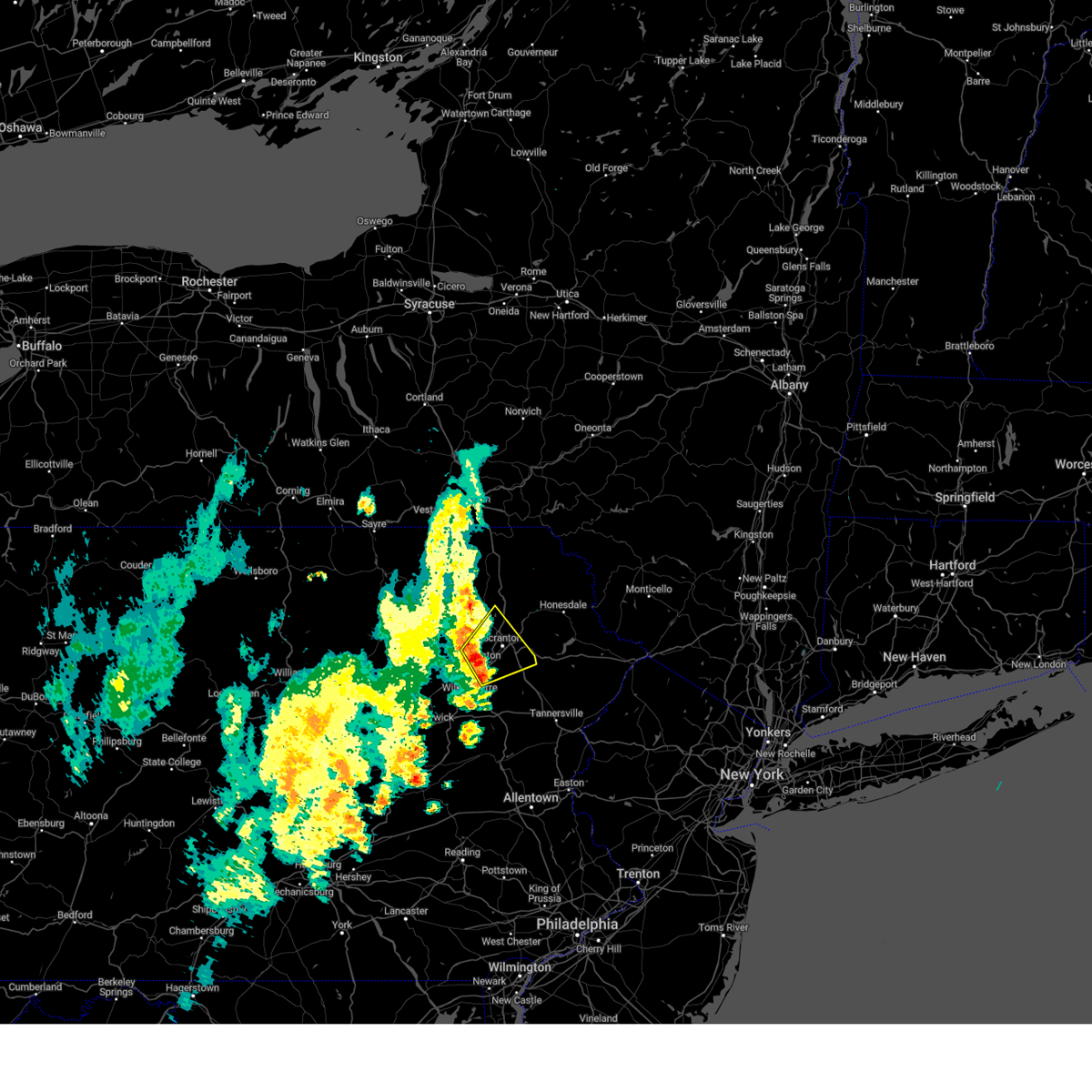 Interactive Hail Maps Hail Map for Dalton, PA