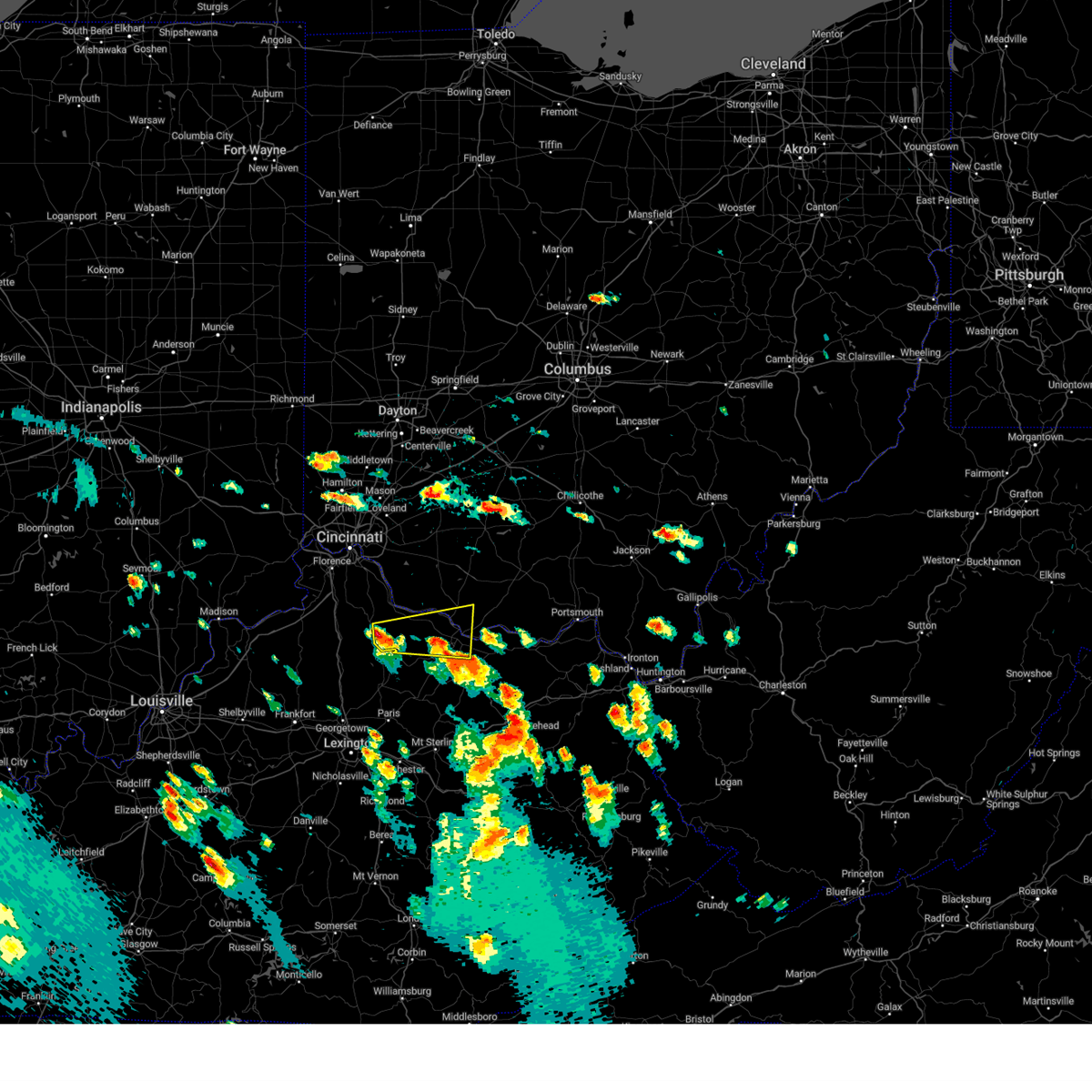 Interactive Hail Maps Hail Map for Falmouth, KY