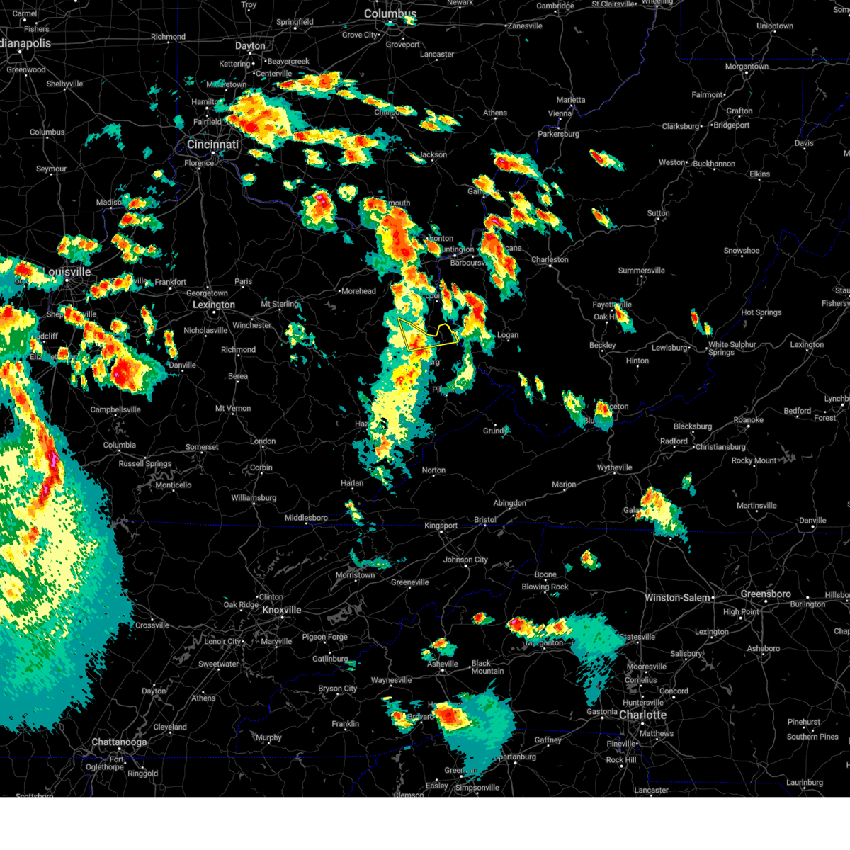 Interactive Hail Maps Hail Map for Paintsville, KY