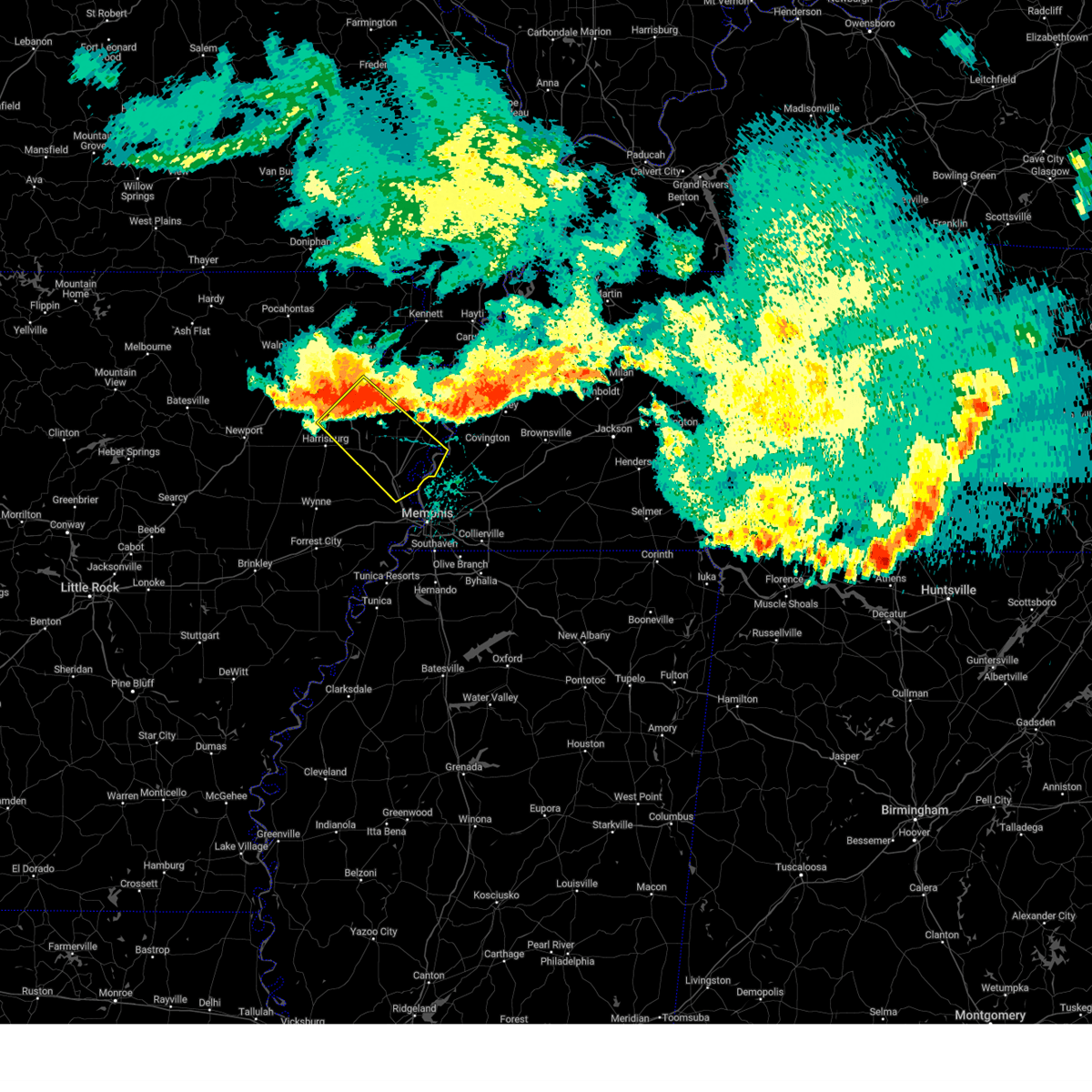 Interactive Hail Maps Hail Map for Lepanto, AR