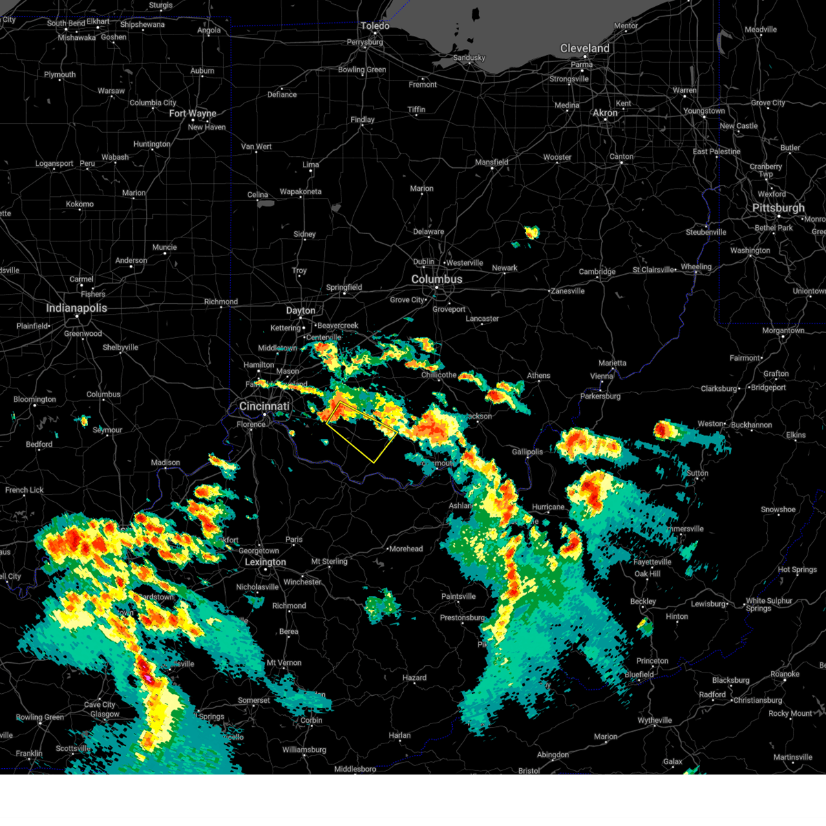 Interactive Hail Maps Hail Map for Mount Orab, OH
