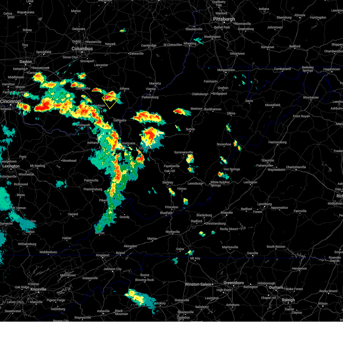 Interactive Hail Maps Hail Map for Hamden, OH