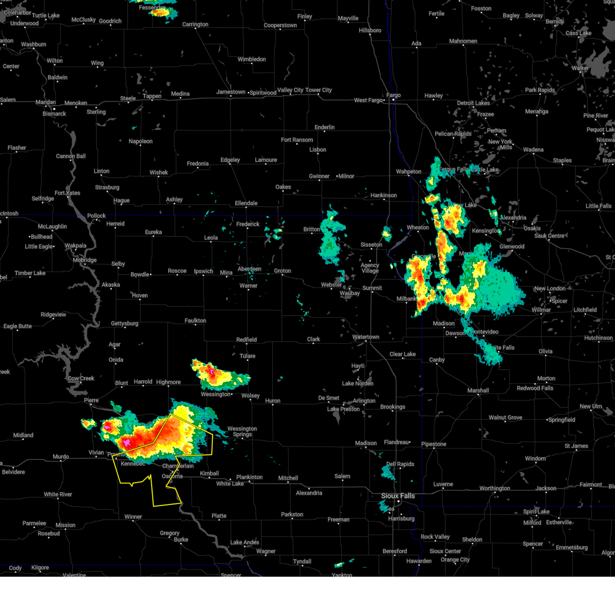 Interactive Hail Maps Hail Map for Lower Brule, SD