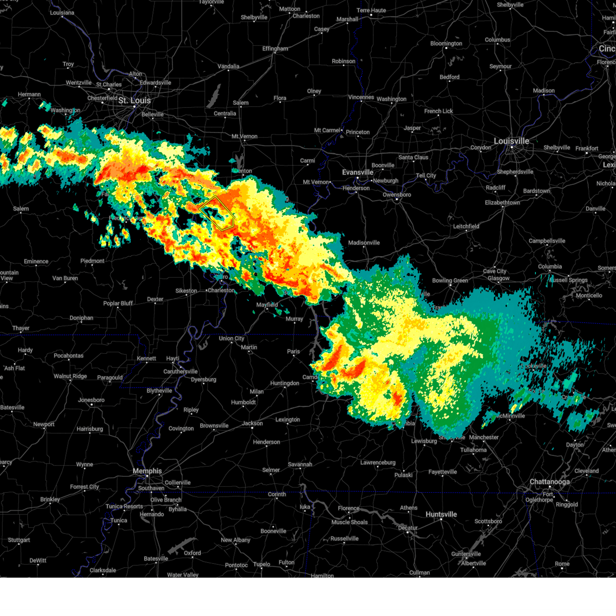 Interactive Hail Maps Hail Map for Carbondale, IL