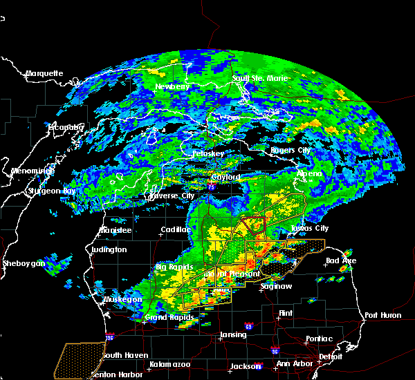 Interactive Hail Maps Hail Map for West Branch, MI