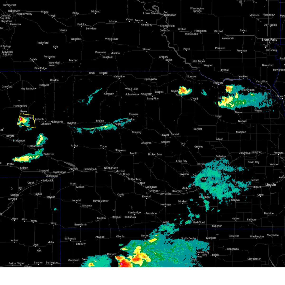 Interactive Hail Maps Hail Map for Alliance, NE