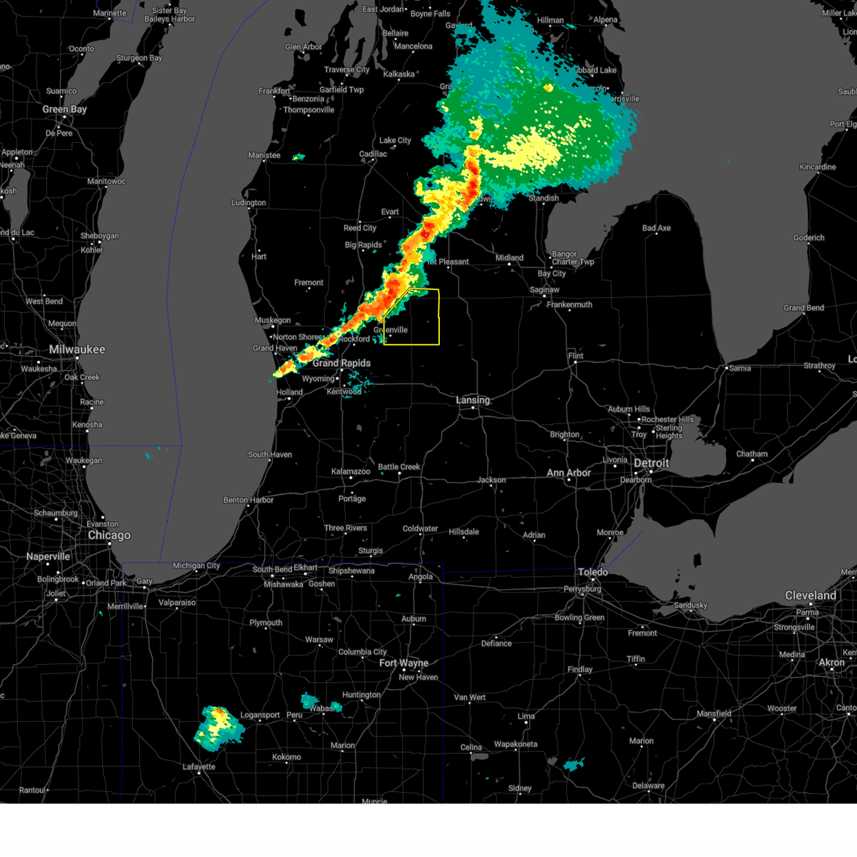 Interactive Hail Maps Hail Map for Stanton, MI