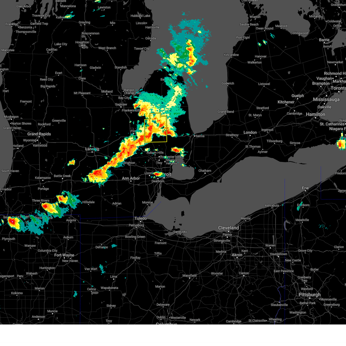 Interactive Hail Maps Hail Map for Lapeer, MI