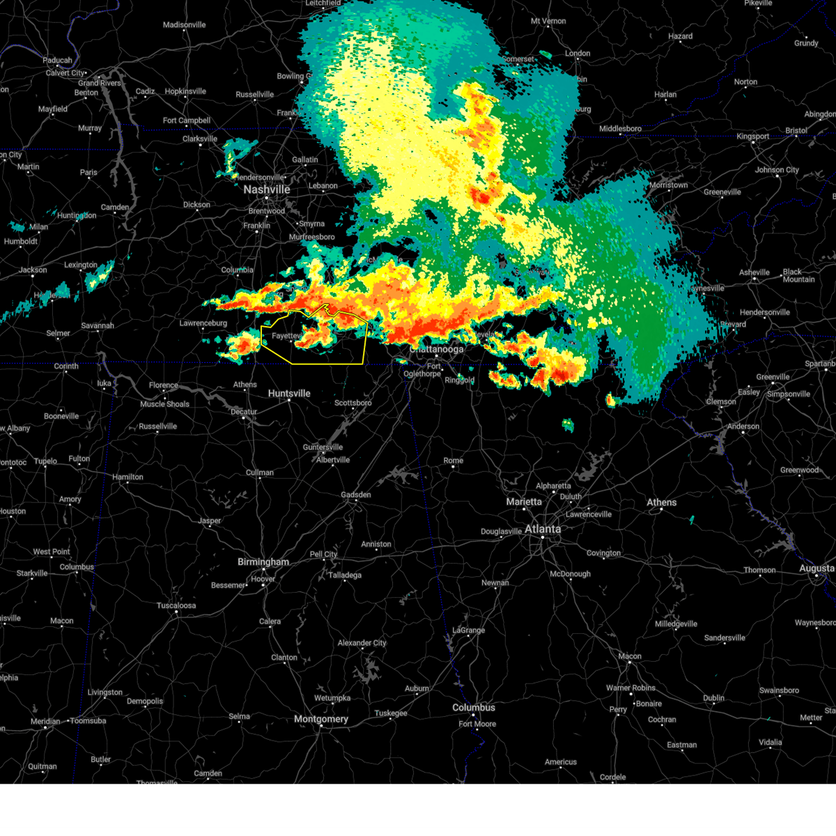 Interactive Hail Maps Hail Map for Sewanee, TN