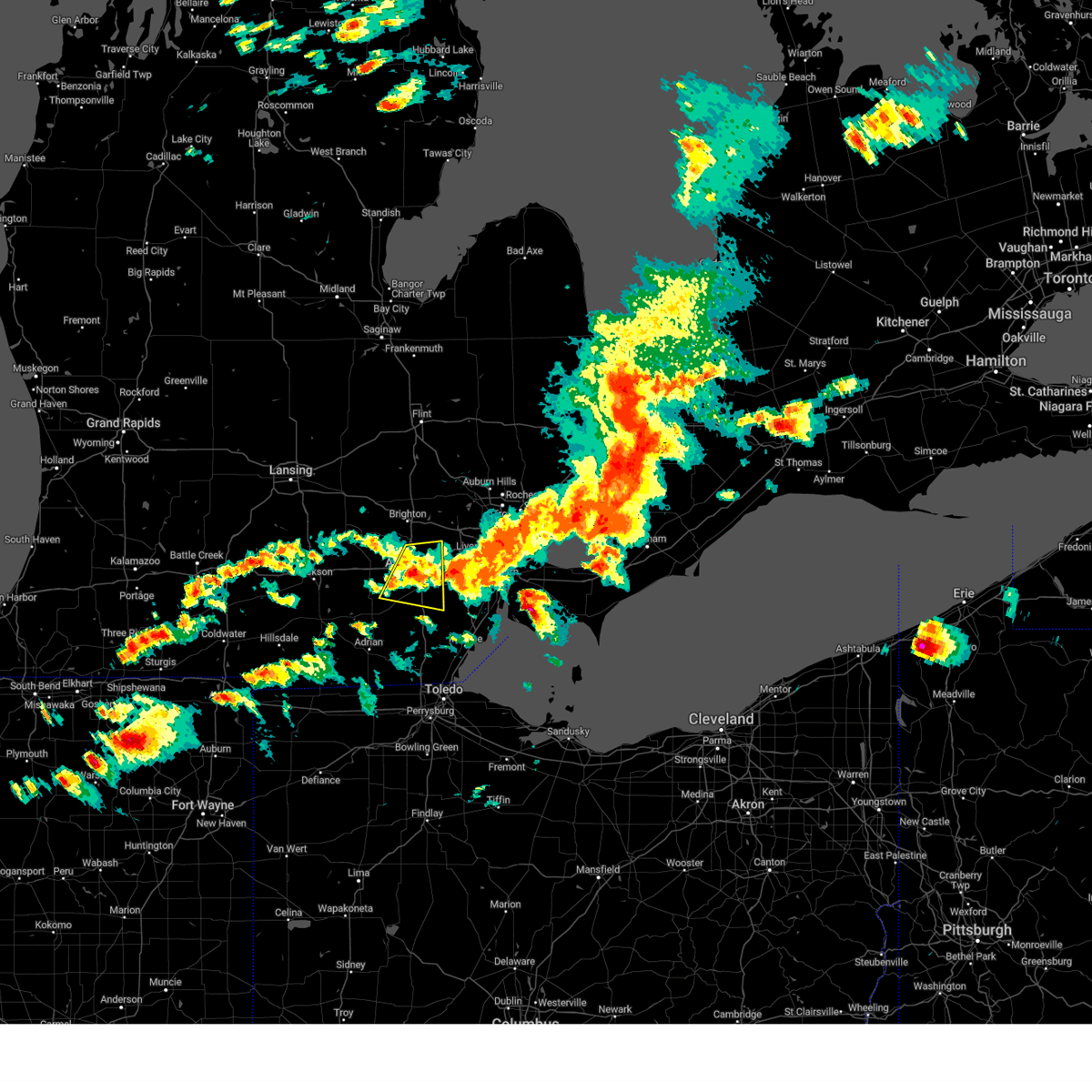 Interactive Hail Maps Hail Map for Ann Arbor, MI