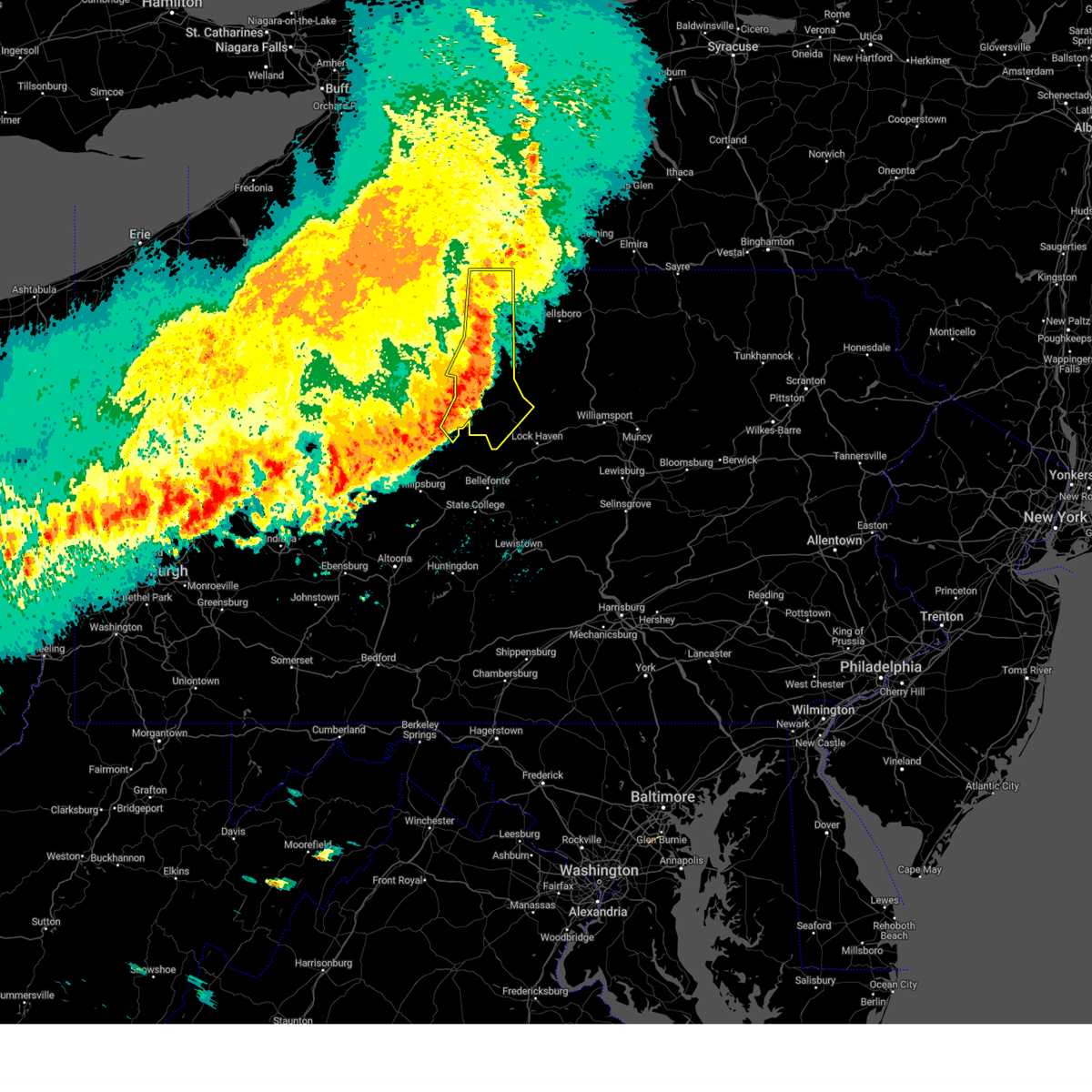 Interactive Hail Maps Hail Map for Ulysses, PA