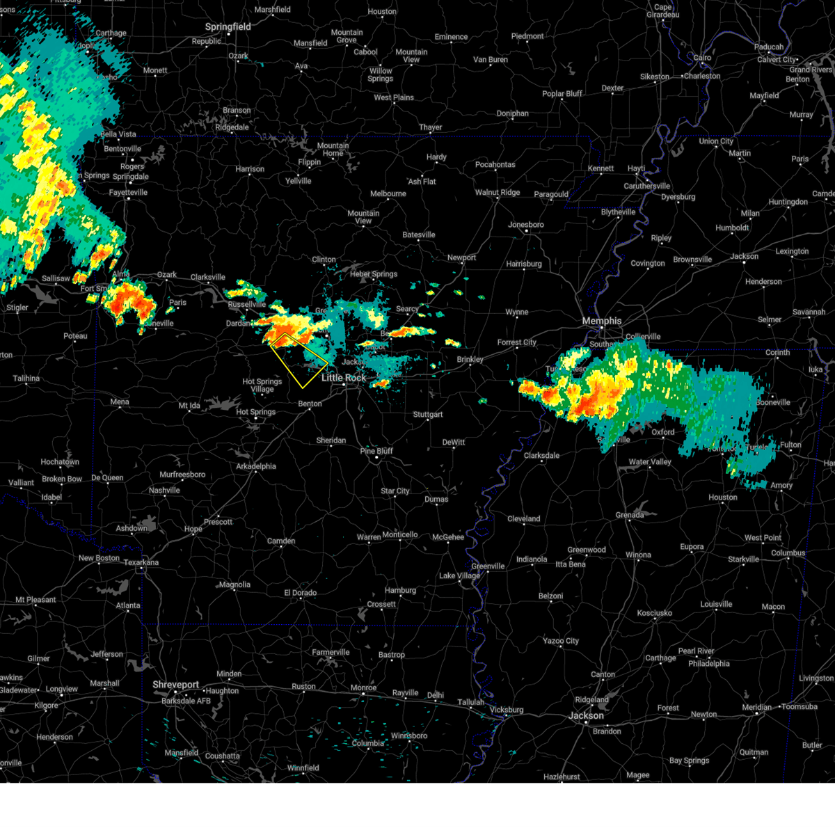 Interactive Hail Maps Hail Map for Perryville, AR