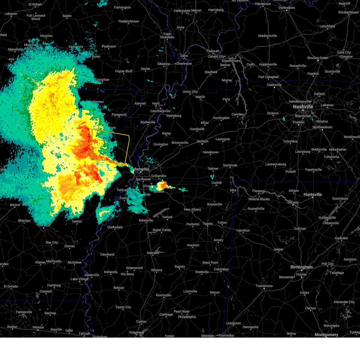 Interactive Hail Maps Hail Map for Marked Tree, AR