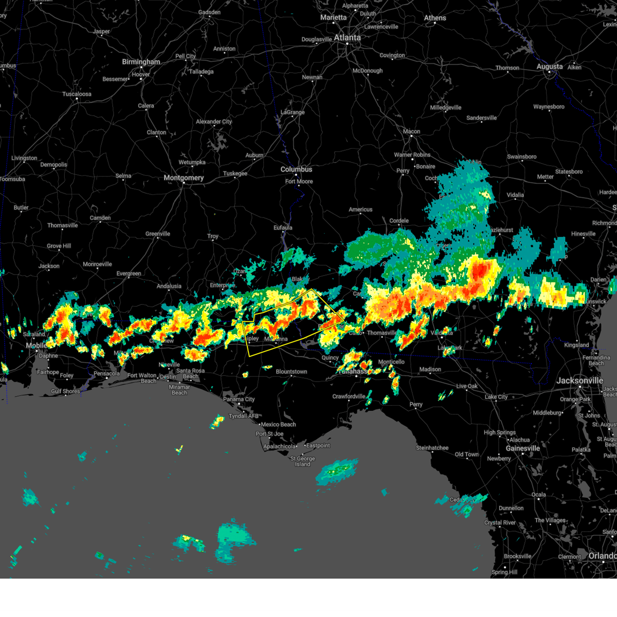 Interactive Hail Maps Hail Map for Brinson, GA