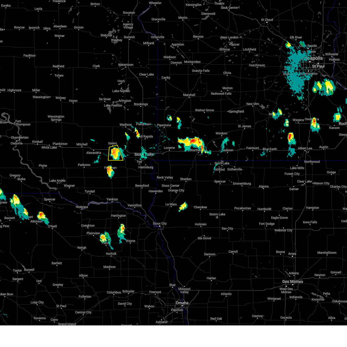 Interactive Hail Maps Hail Map for Canistota, SD