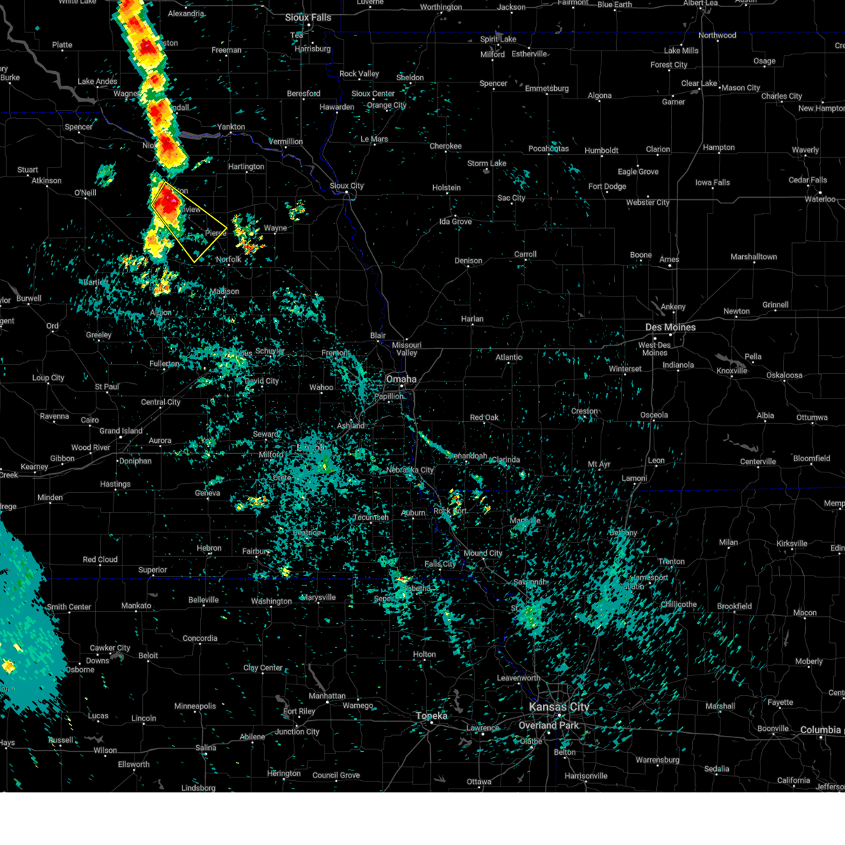 Interactive Hail Maps Hail Map for Creighton, NE