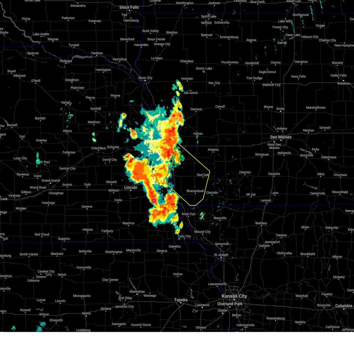Interactive Hail Maps Hail Map for Red Oak, IA
