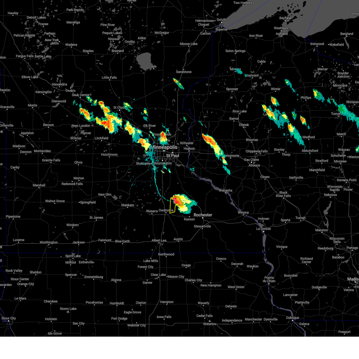 Interactive Hail Maps Hail Map for Kenyon, MN
