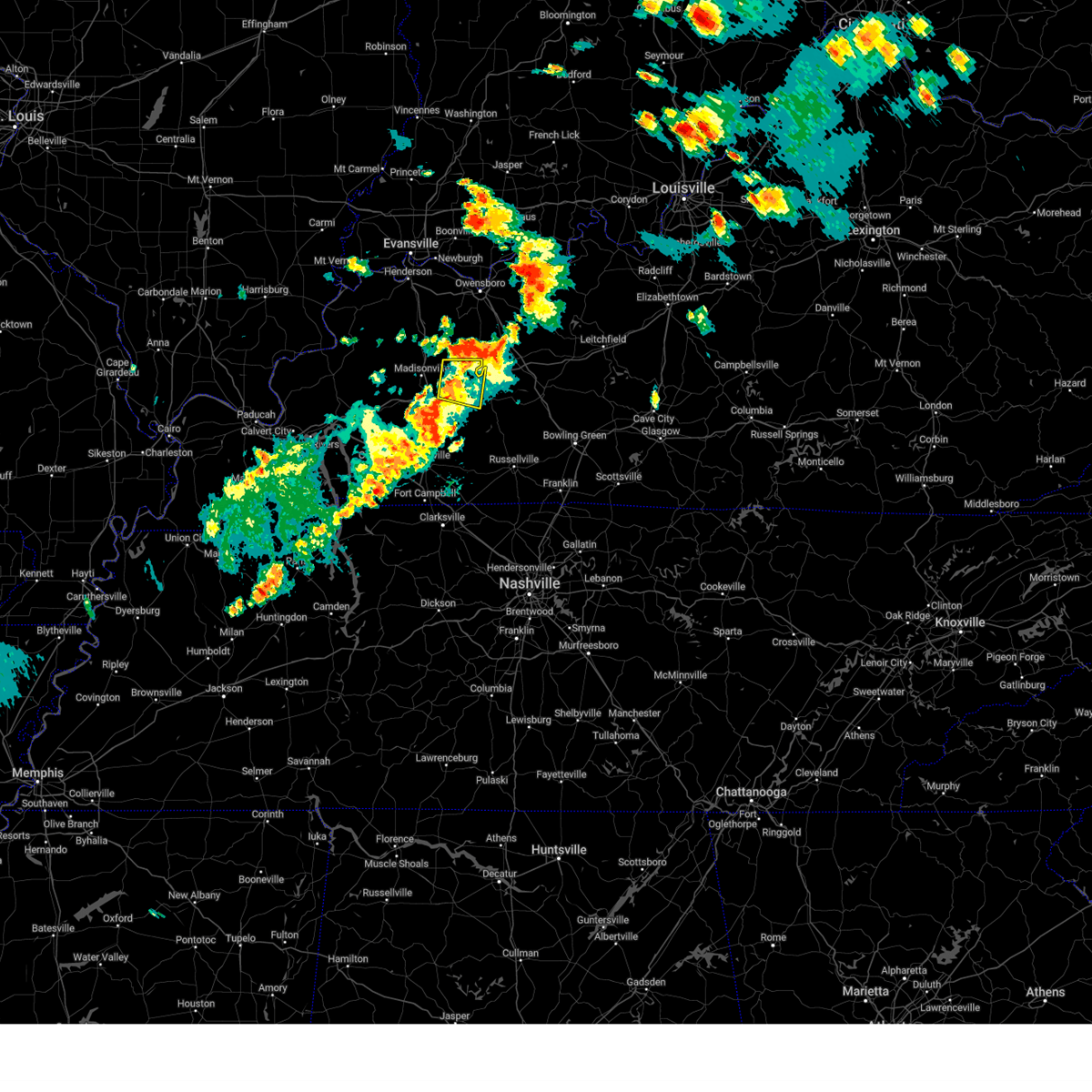 Interactive Hail Maps Hail Map for Bremen, KY
