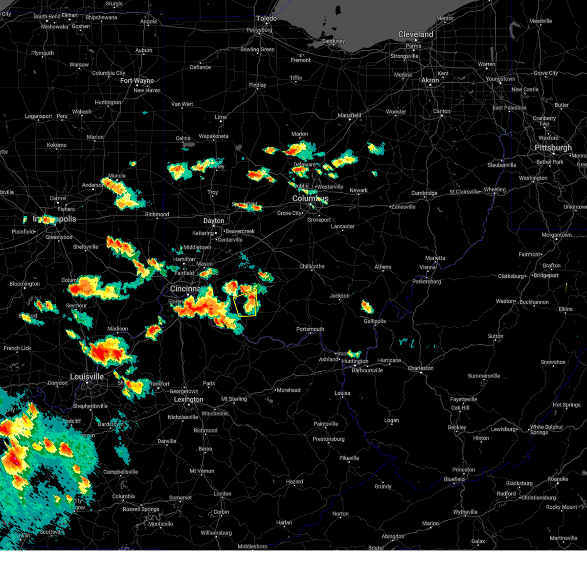 Interactive Hail Maps Hail Map for Mount Orab, OH