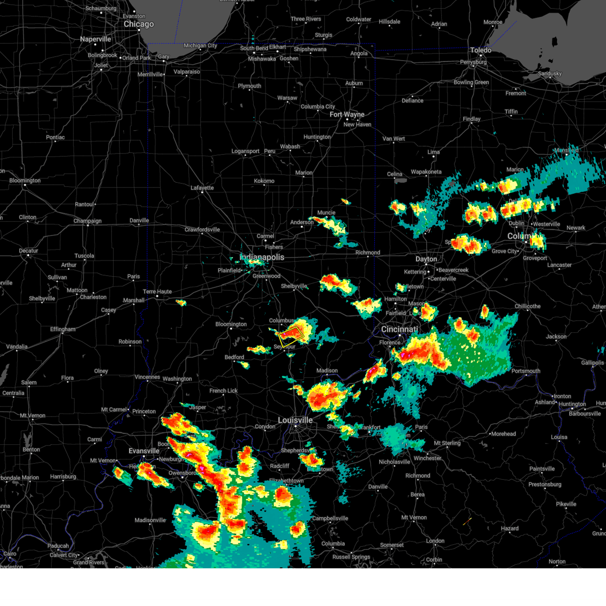 Interactive Hail Maps Hail Map for Scipio, IN