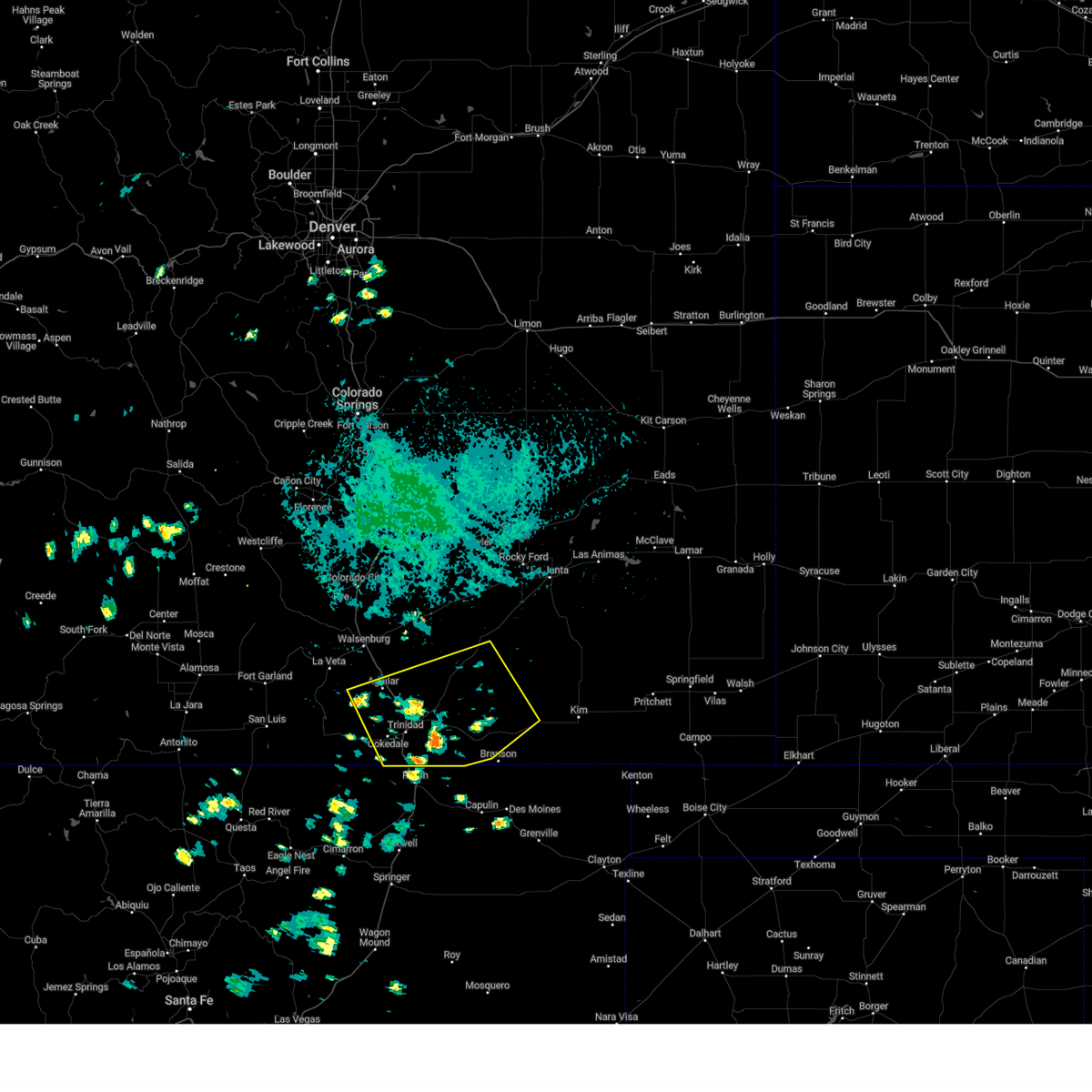 Interactive Hail Maps Hail Map for El Moro, CO