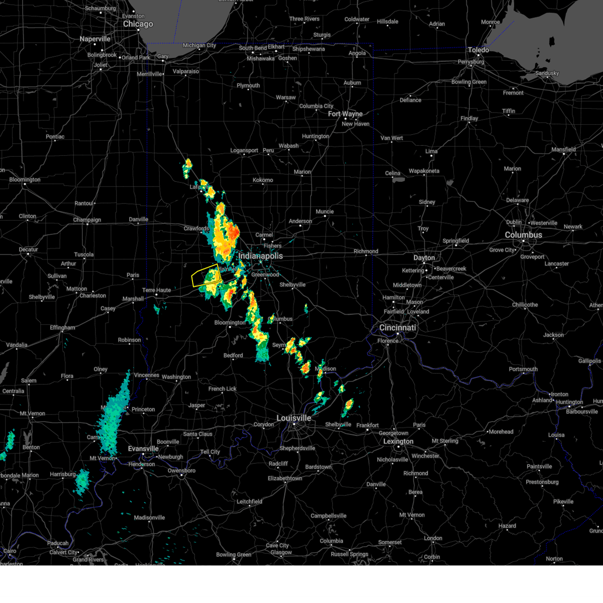 Interactive Hail Maps Hail Map for Fillmore, IN