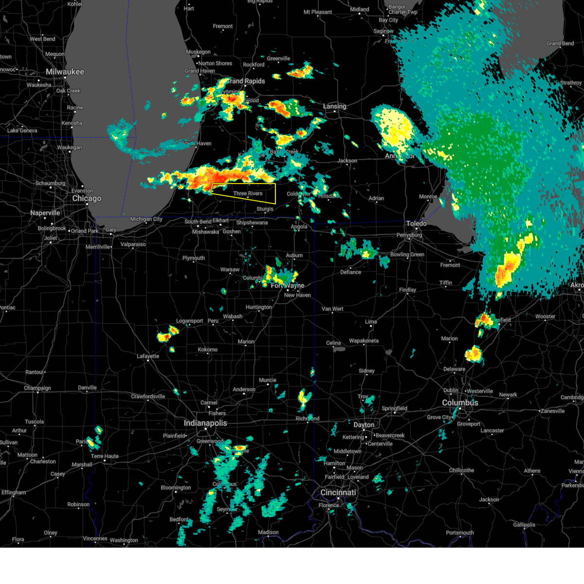 Interactive Hail Maps Hail Map for Marcellus, MI